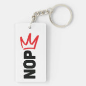 No Kings NOPE Keychain Schlüsselanhänger (Rückseite)