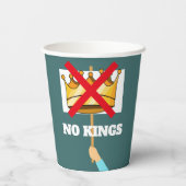 No Kings Paper Cup Pappbecher (Rückseite)