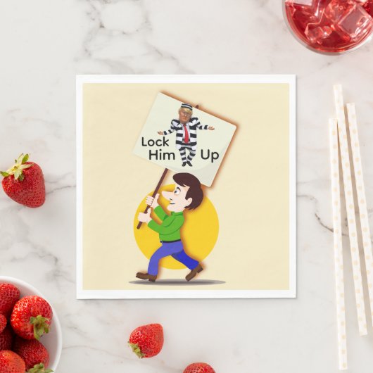 No Kings Paper Napkin Serviette (Beispiel)