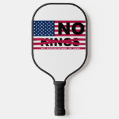 "NO kings" Pickleball Paddle (Vorderseite)