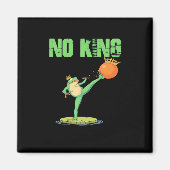 No Kings Portland Frog Protest – Funny Anti-Author Magnet (Vorne)