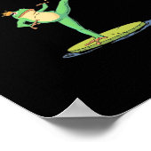 No Kings Portland Frog Protest – Funny Anti-Author Poster (Ecke)