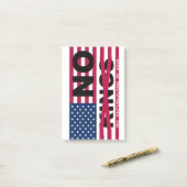 NO KINGS POST-IT KLEBEZETTEL (Auf Schreibtisch)