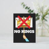 No Kings Postcard Postkarte (Stehend Vorderseite)