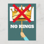 No Kings Postcard Postkarte (Vorderseite)