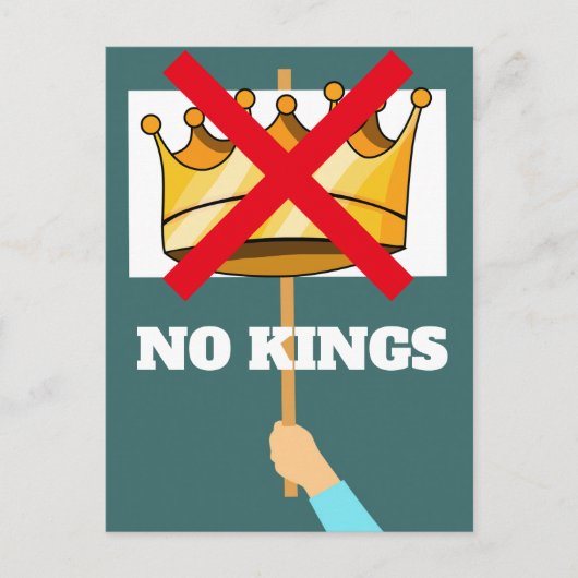 No Kings Postcard Postkarte (Vorderseite)