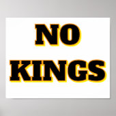 NO KINGS POSTER (Vorne)