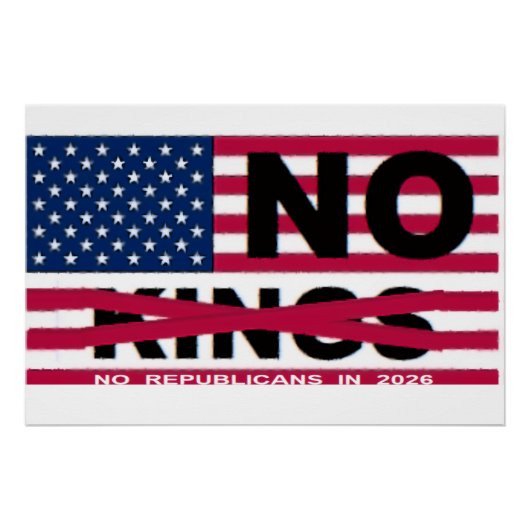 NO KINGS POSTER (Vorderseite)