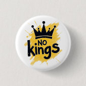 No Kings – Power to the People Design Button (Vorderseite)