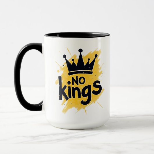 No Kings – Power to the People Design Tasse (Links)