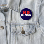 NO KINGS Protest  Button (Beispiel)