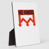 No Kings Protest Graphic Grunge Crown  American Cl Fotoplatte (Seite)