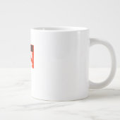 No Kings Protest Graphic Grunge Crown American Cl Jumbo-Tasse (Rechts)
