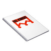 No Kings Protest Graphic Grunge Crown  American Cl Notizblock (Rechte Seite)