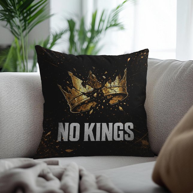 No Kings Protest Kissen (Von Creator hochgeladen)