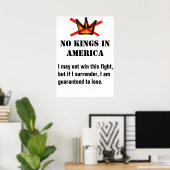 No Kings Protest Poster (Heimbüro)