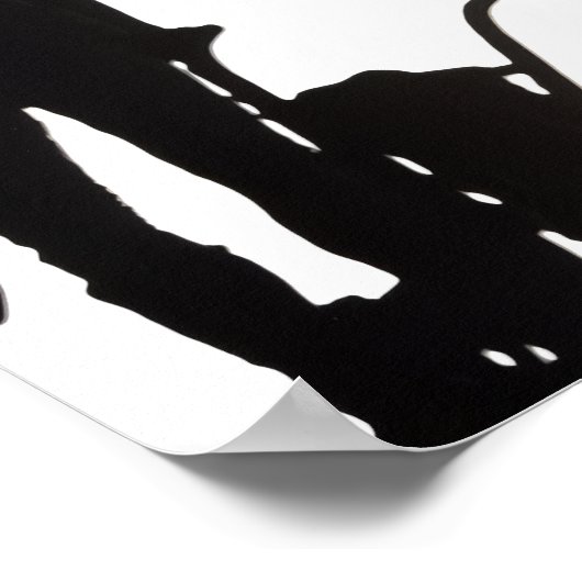 No Kings Protest poster - Not then, not now (Ecke)