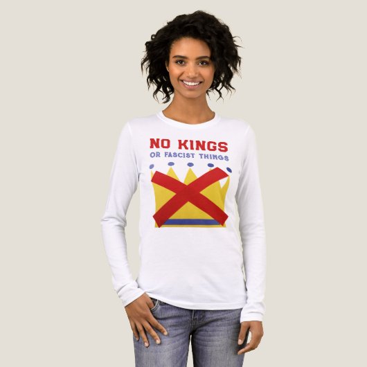 No Kings Protest Resist 2025 Tri-Blend Shirt (Vorderseite voll)