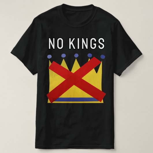 No Kings Protest Resist Unite T-Shirt (Design vorne)