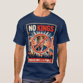 No Kings Protest Shirt (Vorderseite)