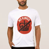 No Kings Protest Symbol T-Shirt (Vorderseite)