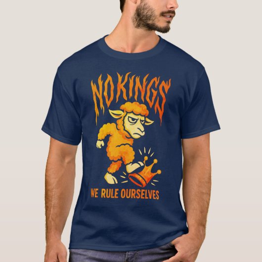 No Kings Sheep Rebellion T - Shirt (Vorderseite)