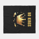 No Kings. Simple Yet Impactful Visual Of A Destroy Fleecedecke (Vorderseite (Horizontal))