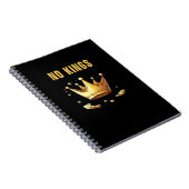 No Kings. Simple Yet Impactful Visual Of A Destroy Notizblock (Rechte Seite)