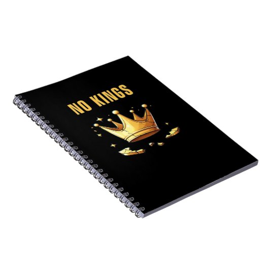 No Kings. Simple Yet Impactful Visual Of A Destroy Notizblock (Rechte Seite)