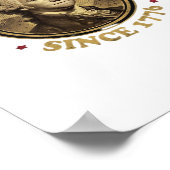 No Kings Since 1776 Classic Poster (Ecke)