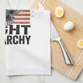 No Kings Since 1776 Patriotic Eagle Vintage Shirt  Geschirrtuch (Viertel Falte)