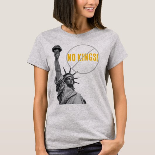 No Kings Statue of Liberty T-Shirt (Vorderseite)