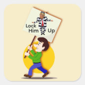 No Kings Sticker (Vorderseite)