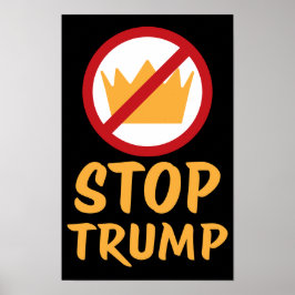 NO KINGS STOP TRUMP Anti-Trump | RYYB | Protest Poster