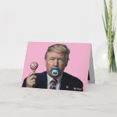 No Kings Toddler Greeting Card Karte (Rückseite)