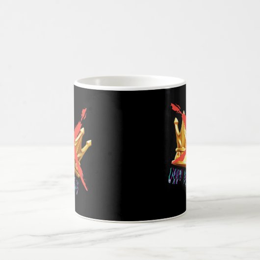 No Kings Trendy Design Kaffeetasse (Mittel)