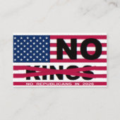 NO KINGS TREUEKARTE (Vorderseite)