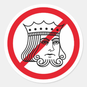 NO KINGS - Trump Protest - Stickers
