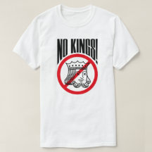 NO KINGS - Trump Protest - T - Shirt