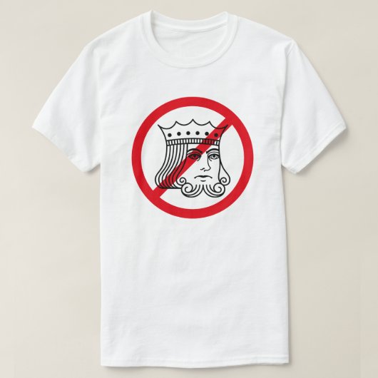 NO KINGS - Trump Protest - T - Shirt (Design vorne)