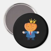 No Kings - Trumpkin Pumpkin Classic Magnet (Vorderseite/Rückseite)