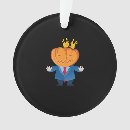 No Kings - Trumpkin Pumpkin Classic Ornament (Vorderseite)