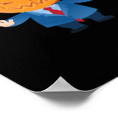 No Kings - Trumpkin Pumpkin Classic Poster (Ecke)