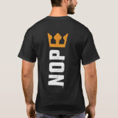 No Kings Two Sided Front Back NOPE T-Shirt (Rückseite)