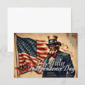 No Kings Uncle Sam Independence Day Art (Vorne/Hinten)