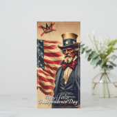 No Kings Uncle Sam Independence Day Art (Stehend Vorderseite)