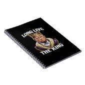 No Kings Vintage Long The King  Notizblock (Rechte Seite)