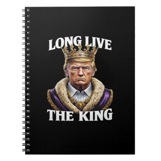 No Kings Vintage Long The King  Notizblock (Vorderseite)