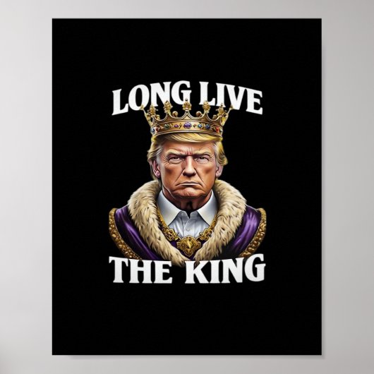 No Kings Vintage Long The King Poster (Vorne)