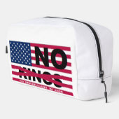 NO KINGS WASCHBEUTEL (Rechte Ecke)